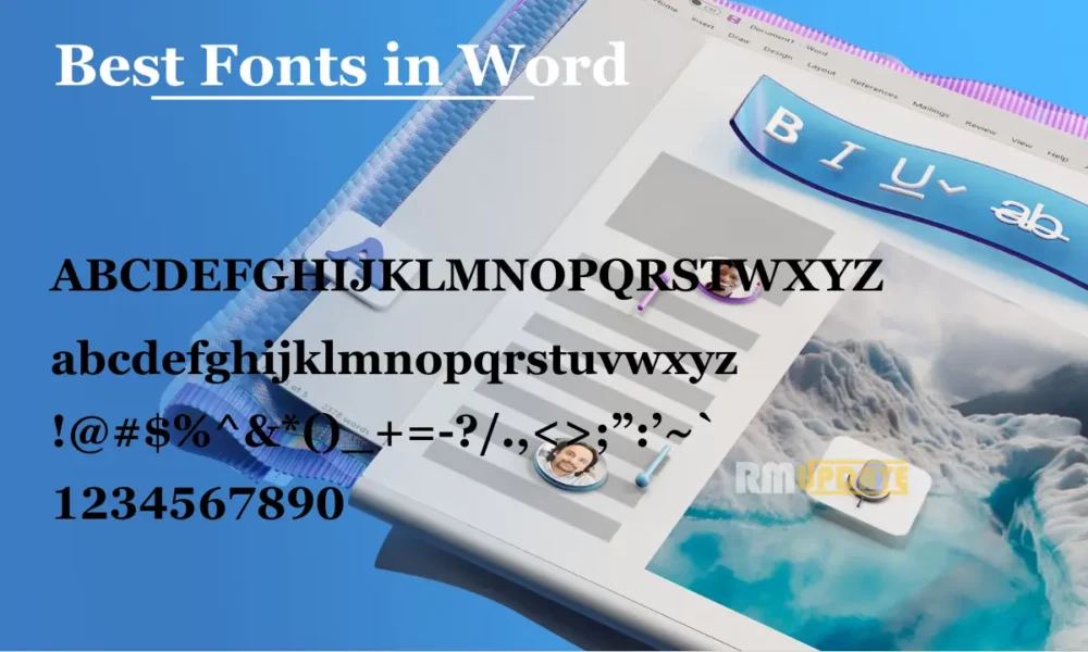 Best Fonts in Word