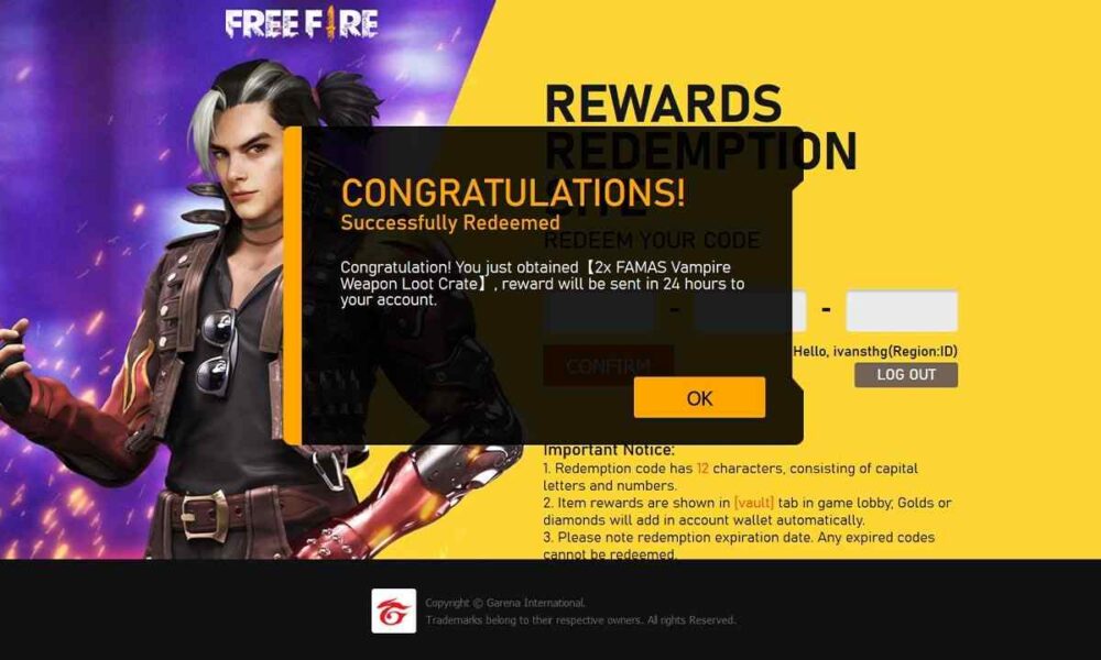 Garena Free Fire Max redeem codes for Aug 04, 2023: Get weapons