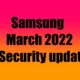 Samsung July software update