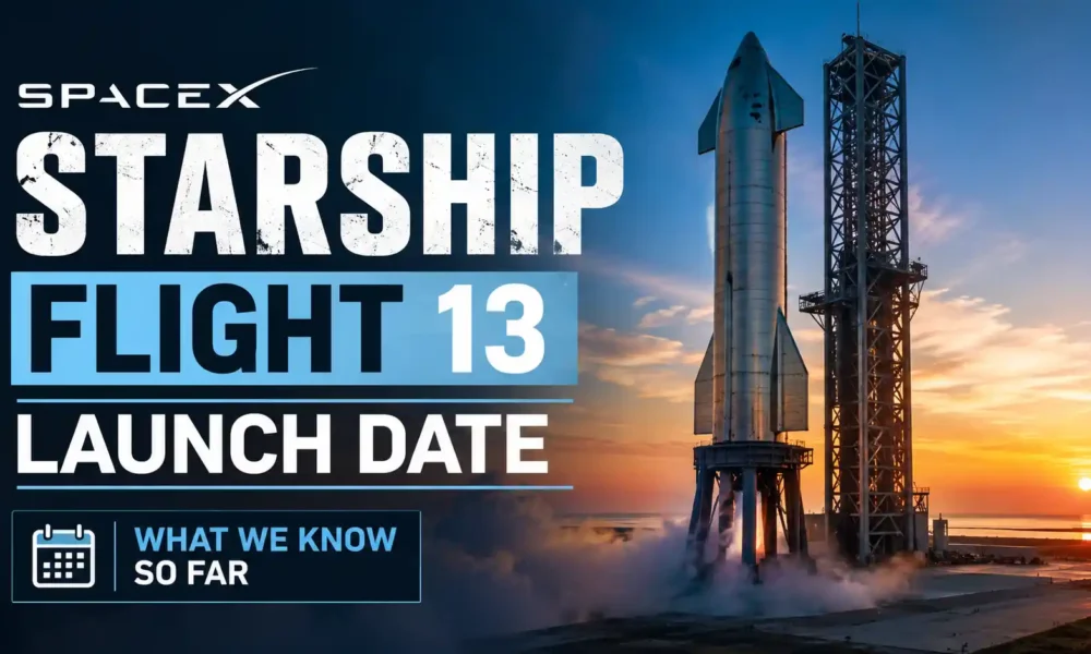 SpaceX Starship Flight 13 launch date