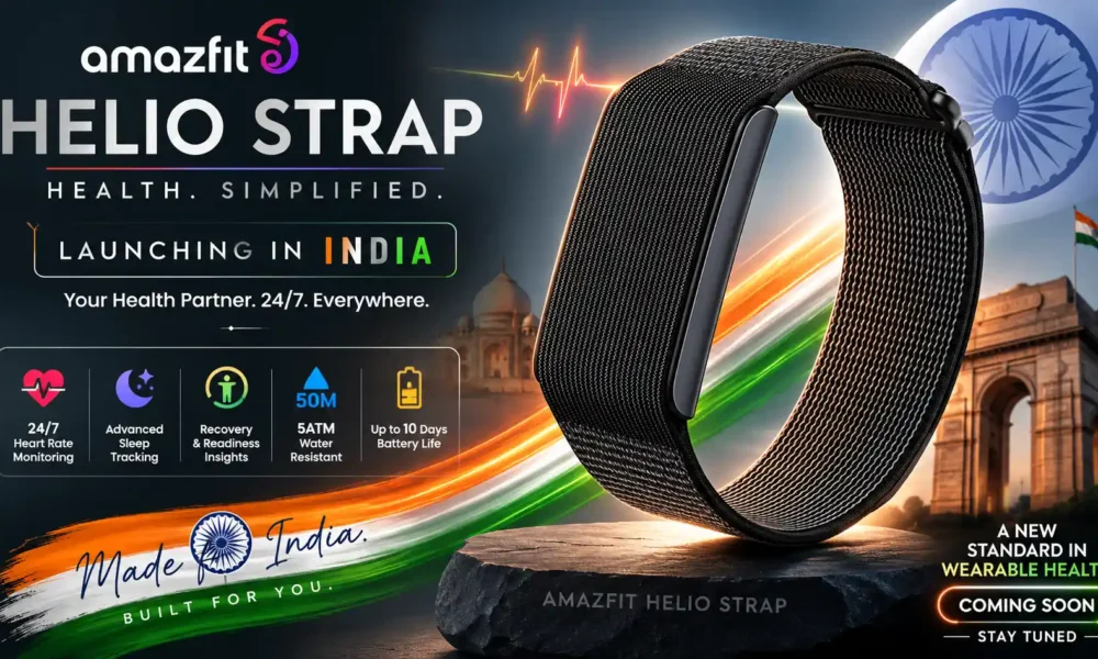 amazfit helio strap launch date