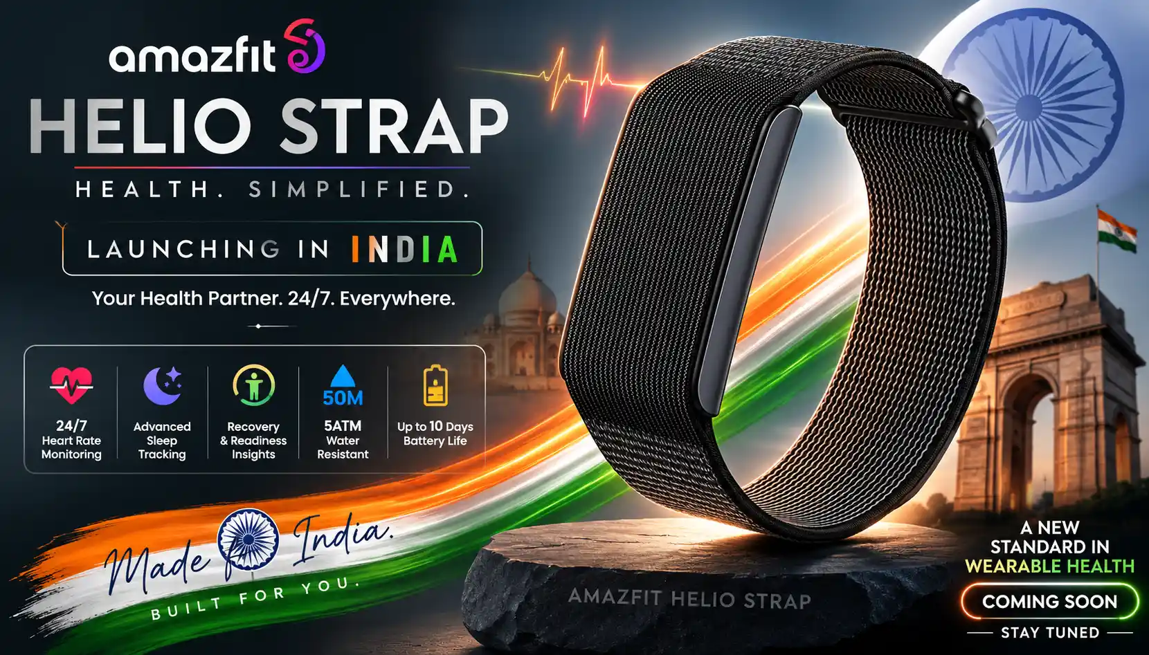 amazfit helio strap launch date